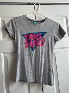Grey and Pink Ding Dang Tim Tracker Shirt